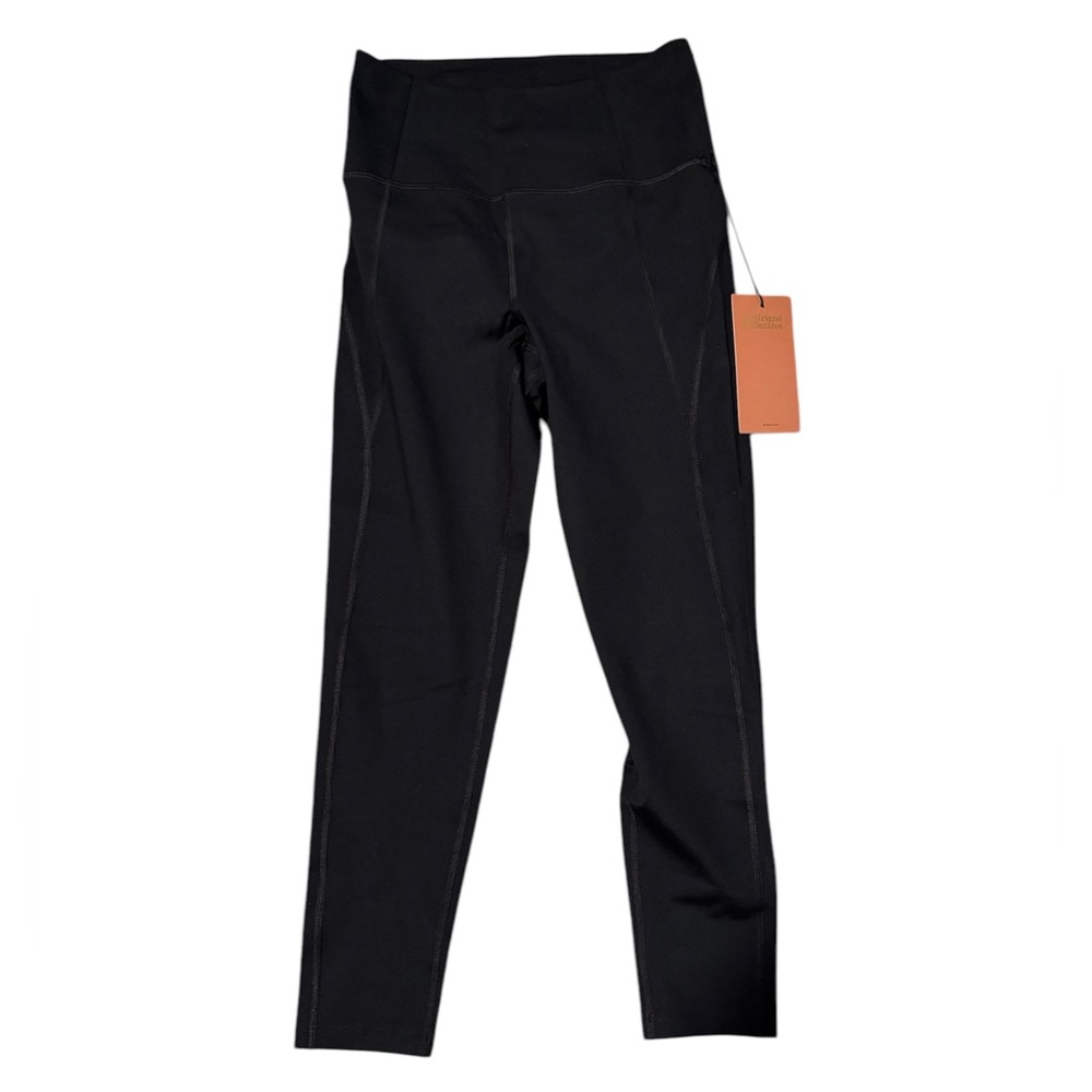 Girlfriend Collective Black Compressive High-Rise Legging, Small